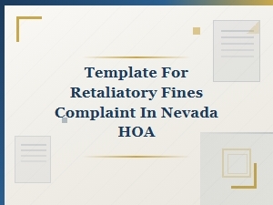 Nevada Hoa Fine Appeal Letter Template