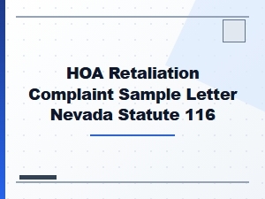 Filing Nevada Hoa Retaliation Complaints