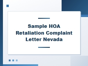 How to File a Nevada Hoa Retaliation Complaint