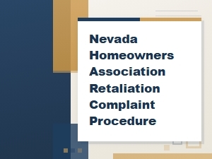 How to Report Hoa Retaliation in Nevada