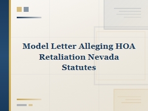 Understanding Nevada Hoa Retaliation Statutes